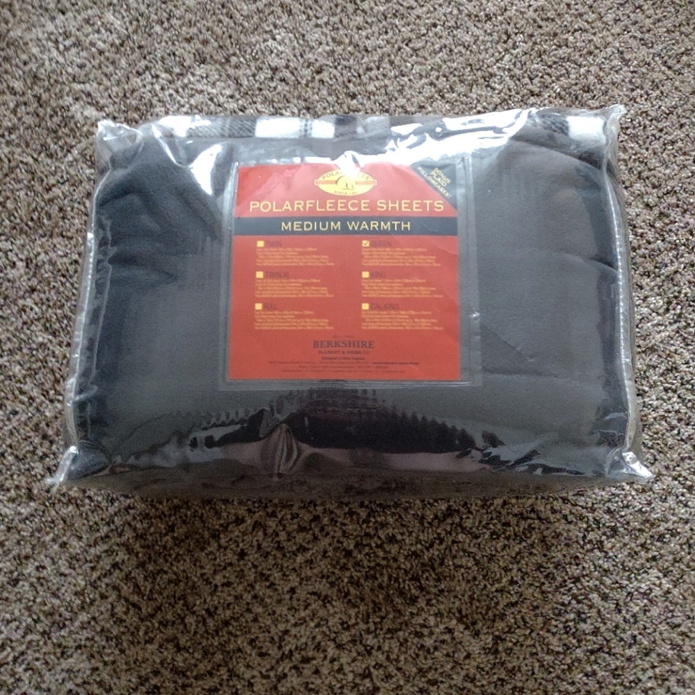 Polarfleece Queen Flannel Plaid Sheets